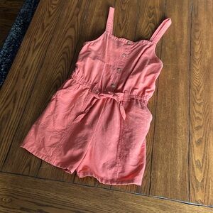 Girls one piece tank romper